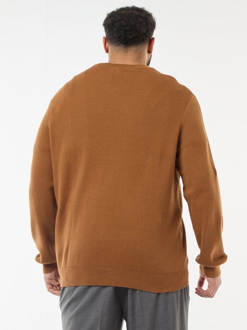 Camisola de malha lisa - Kiabi