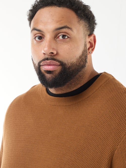 Camisola de malha lisa - Kiabi