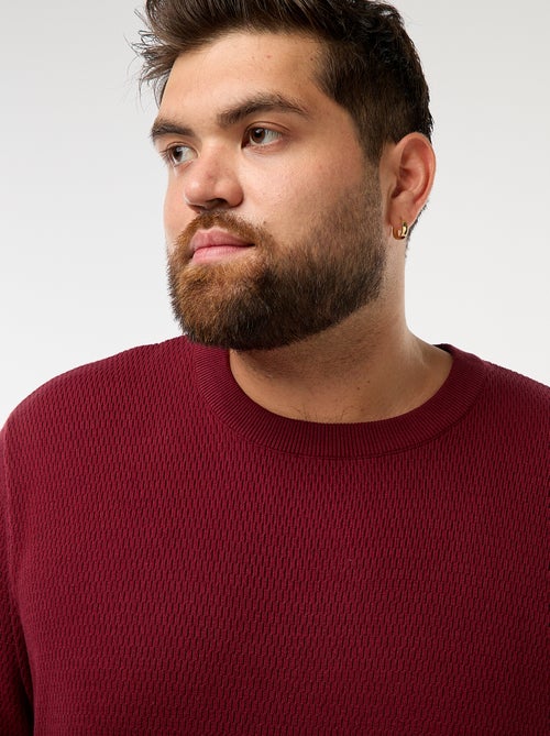 Camisola de malha lisa - Kiabi