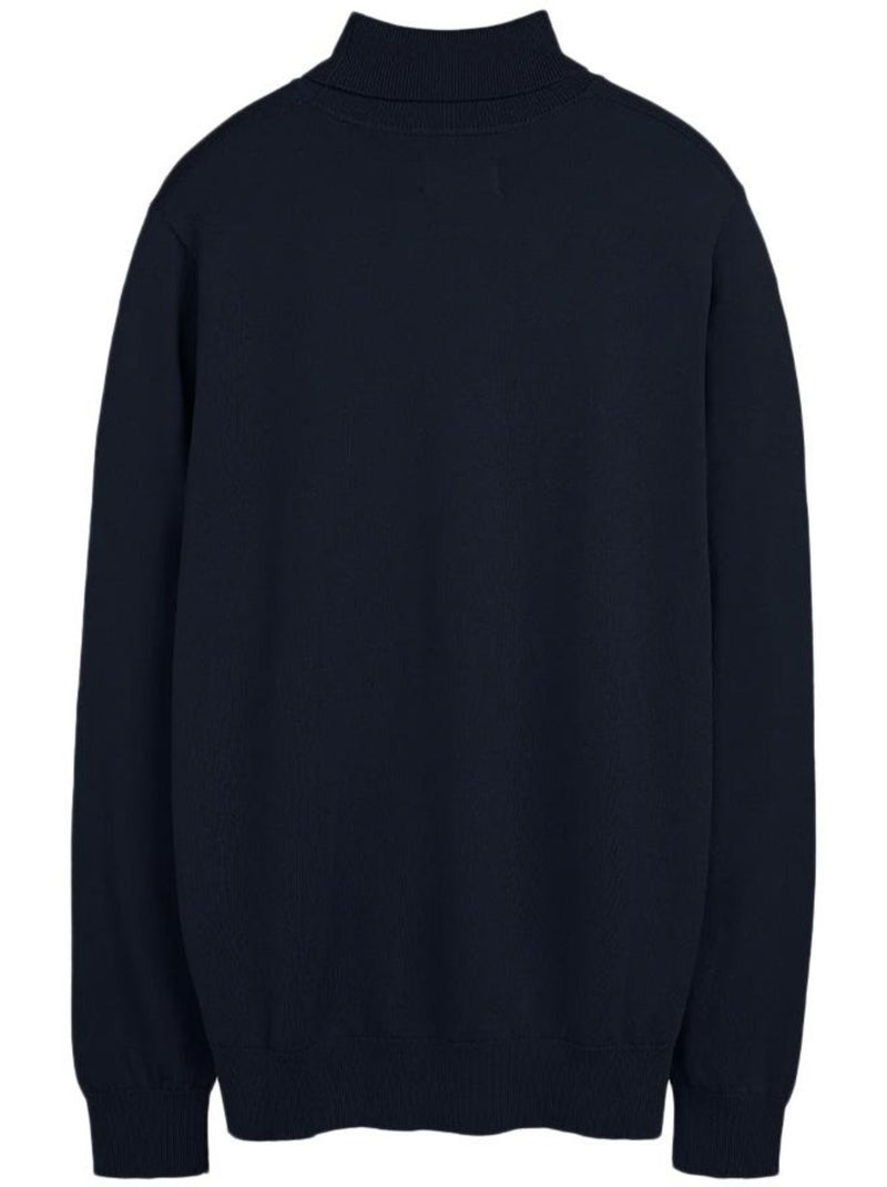 Camisola de Malha Masculina Teddy Smith Marcellus Azul Marinho Azul-marinho - Kiabi