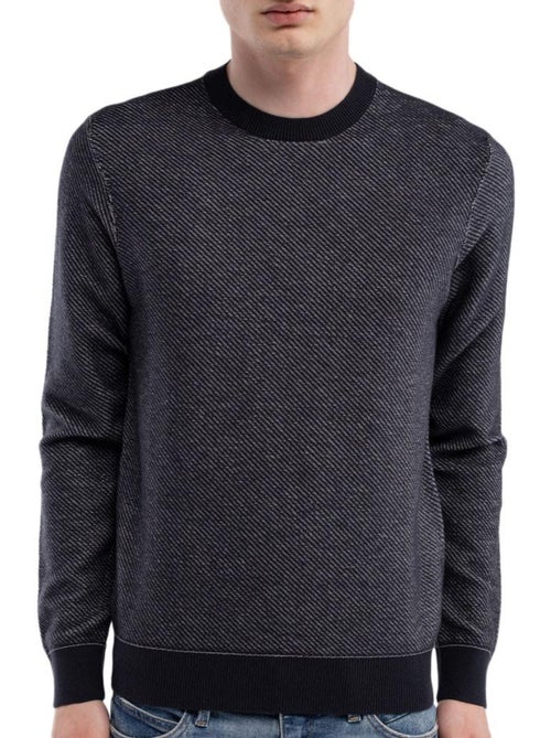 Camisola de Malha Masculina Teddy Smith Milan Azul-Marinho - Kiabi Camisola de Malha Masculina Teddy Smith Milan Azul-Marinho - Kiabi