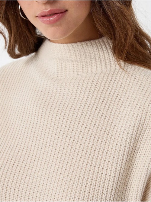 Camisola de malha meia gola alta - Kiabi Camisola de malha meia gola alta - Kiabi