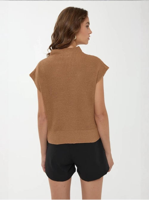 Camisola de malha meia gola alta - Kiabi Camisola de malha meia gola alta - Kiabi