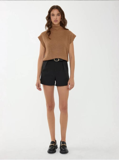 Camisola de malha meia gola alta hiccup - Kiabi Camisola de malha meia gola alta hiccup - Kiabi