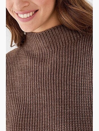 Camisola de malha meia gola alta hiccup