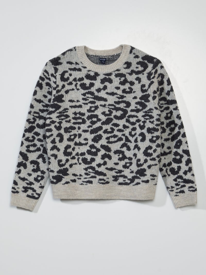 Camisola de malha motivo zebra Zebra - Kiabi