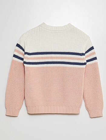Camisola de malha nacarada