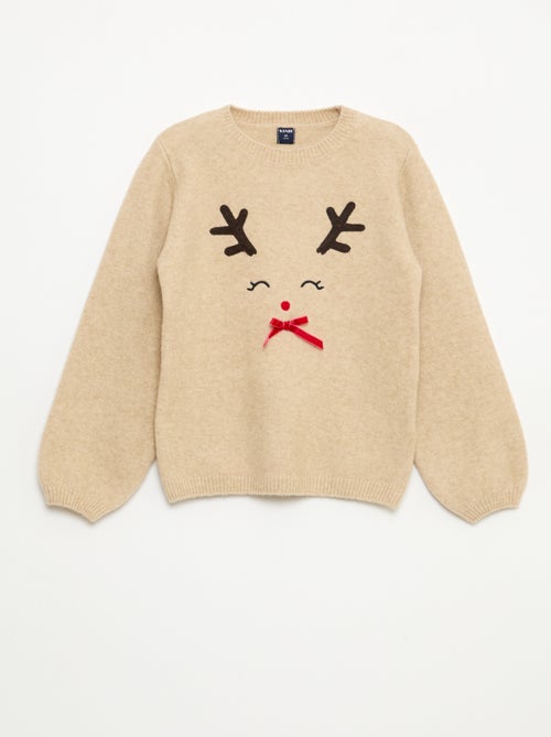 Camisola de malha 'Natal' - Kiabi