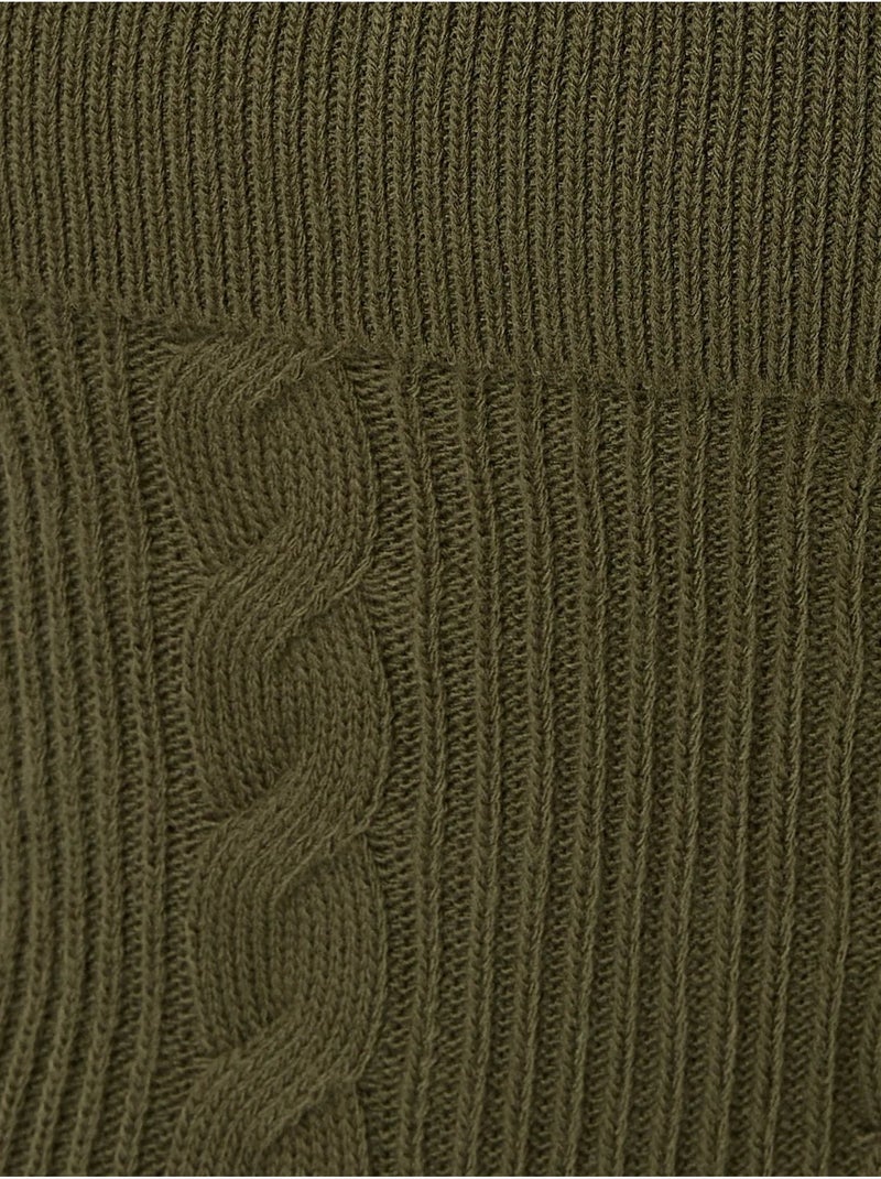 Camisola de malha ombro a ombro hiccup Verde - Kiabi