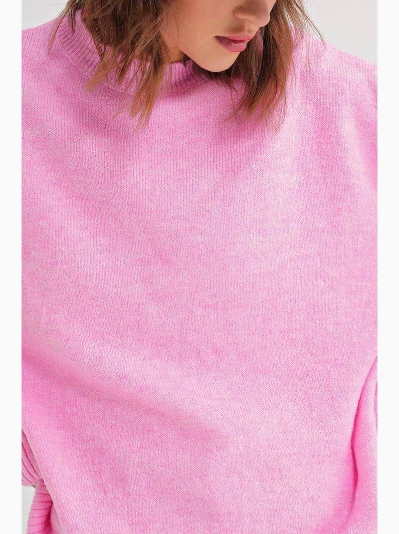 Camisola de malha oversized mixray Rosa-pálido - Kiabi