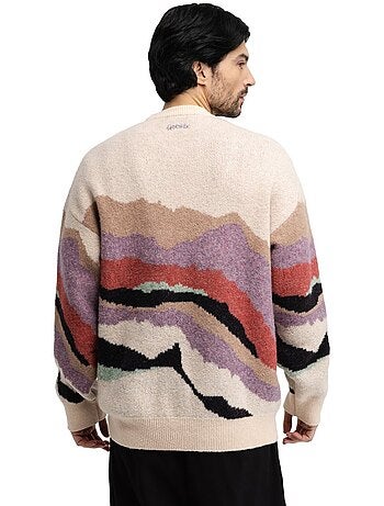 Camisola de malha oversized para homem