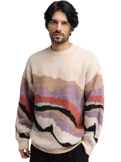 Camisola de malha oversized para homem - Kiabi Camisola de malha oversized para homem - Kiabi