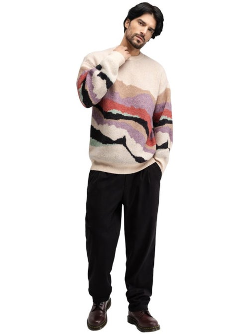 Camisola de malha oversized para homem - Kiabi Camisola de malha oversized para homem - Kiabi