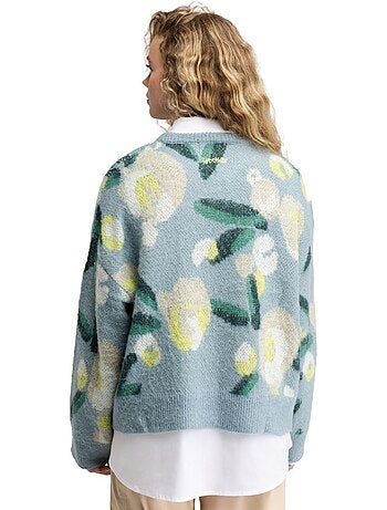 Camisola de malha oversized para mulher