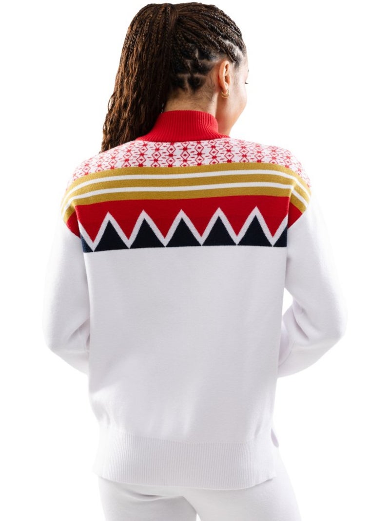 Camisola de malha para mulher Branco - Kiabi