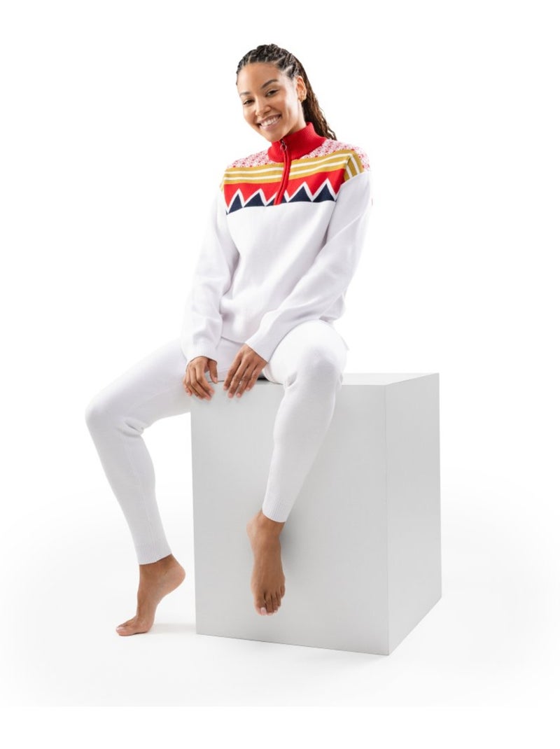 Camisola de malha para mulher Branco - Kiabi