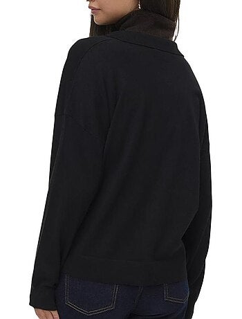 Camisola de Malha Riscas Cru/Preto Vero Moda Silla para Mulher