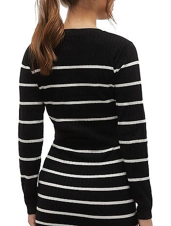 Camisola de Malha Preta para Grávida Mamalicious Newsiv