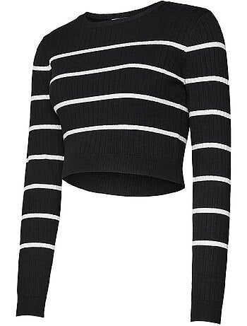 Camisola de Malha Preta para Grávida Mamalicious Newsiv