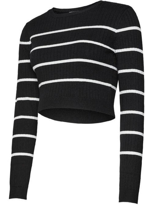 Camisola de Malha Preta para Grávida Mamalicious Newsiv - Kiabi