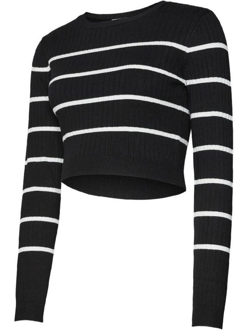 Camisola de Malha Preta para Grávida Mamalicious Newsiv Preto - Kiabi