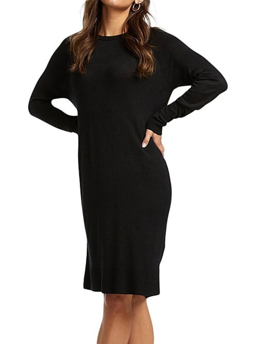 Camisola de Malha Preta Vero Moda Meghan para Mulher - Kiabi Camisola de Malha Preta Vero Moda Meghan para Mulher - Kiabi