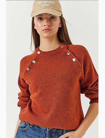 Camisola de malha raglan lucci