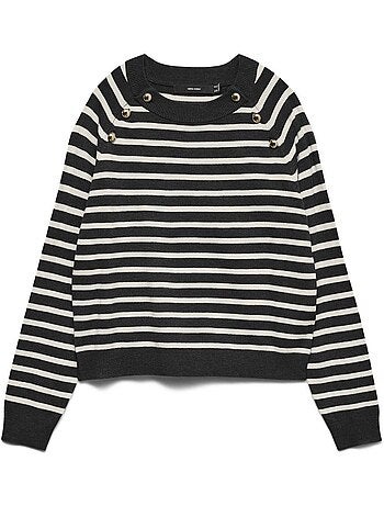 Camisola Cinzenta Vero Moda Happy para Mulher