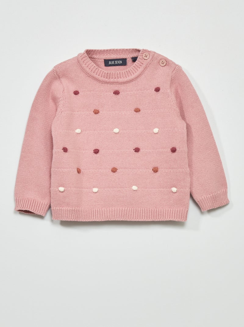 Camisola de malha ROSA - Kiabi