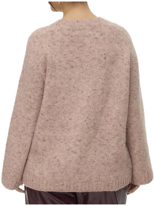Camisola de Malha Rosa para Mulher Vero Moda Curve Cingrid - Kiabi