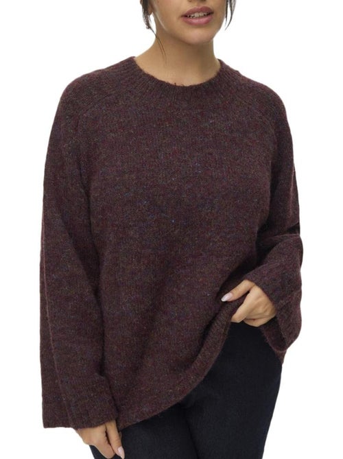 Camisola de Malha Roxa Vero Moda Ingrid para Mulher - Kiabi