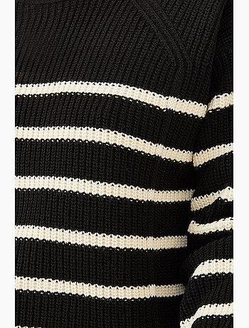 Camisola de malha selanik às riscas lucci