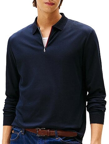 Camisola de Malha Tommy Hilfiger para Homem Azul Marinho MW0MW40302