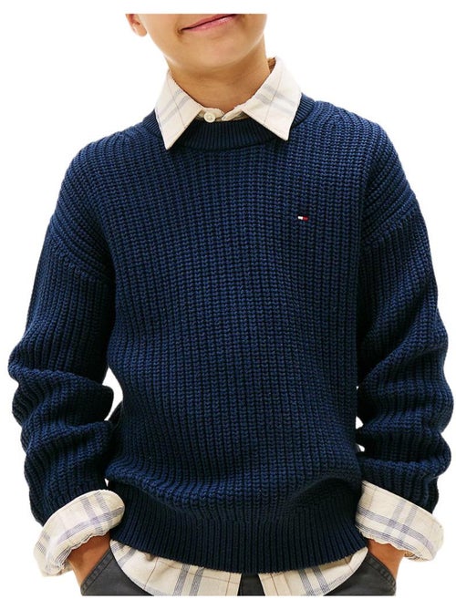 Camisola de Malha Tommy Hilfiger para Menino - Kiabi Camisola de Malha Tommy Hilfiger para Menino - Kiabi