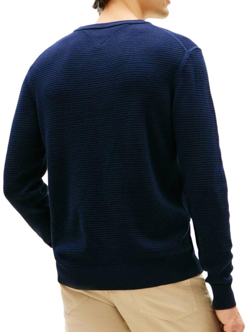 Camisola de malha tommy hilfiger seasonal para homem Azul - Kiabi