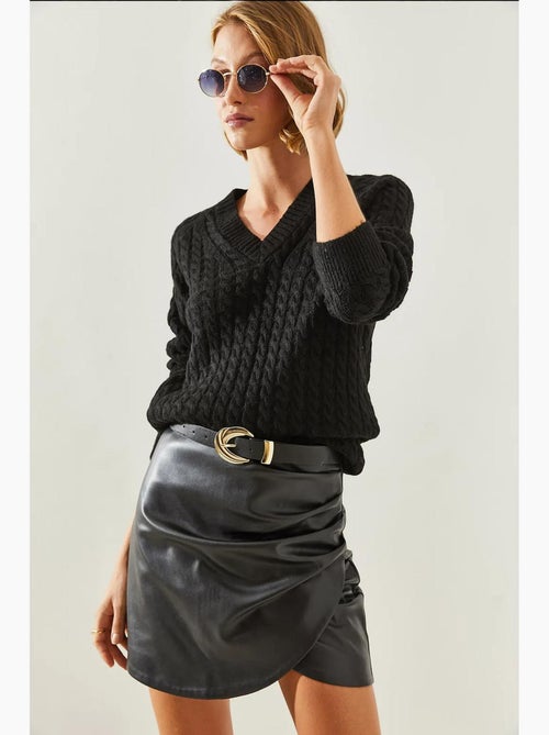 Camisola de malha trançada lucci - Kiabi