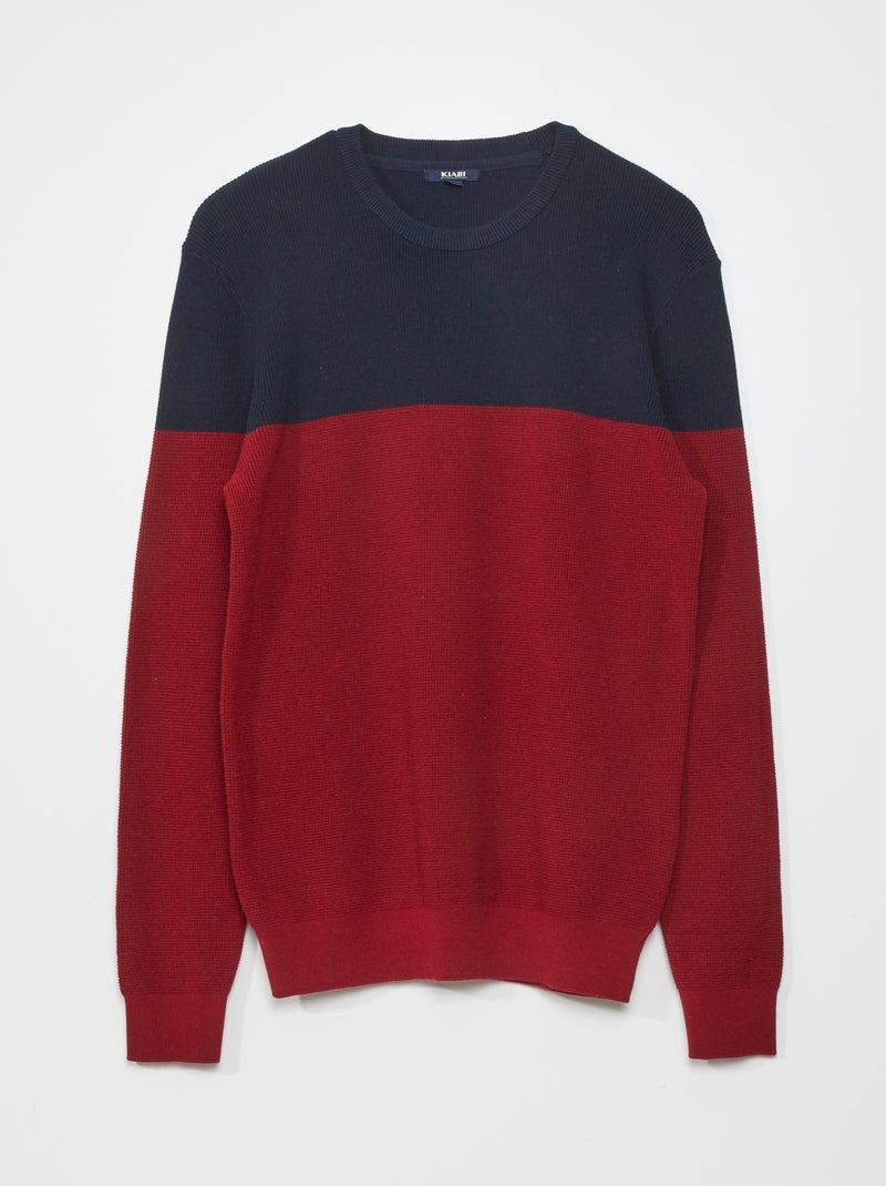 Camisola de malha VERMELHO - Kiabi