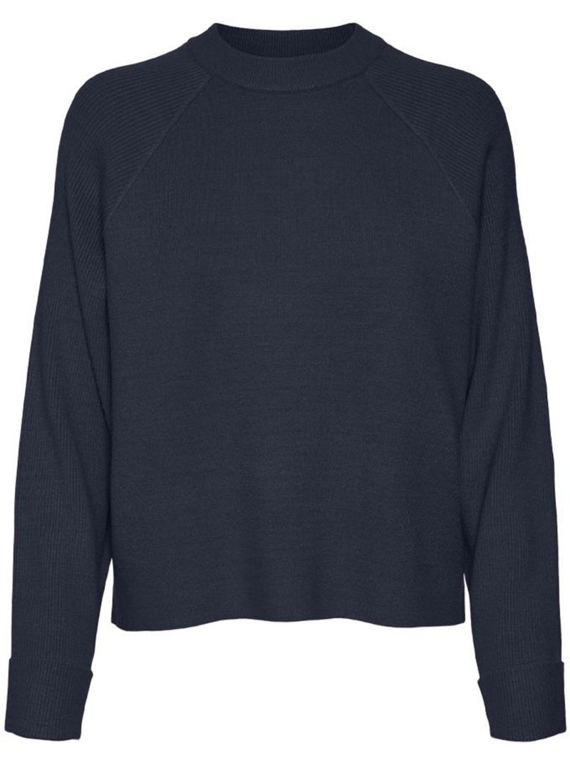 Camisola de Malha Vero Moda Gold para Mulher Azul-marinho - Kiabi