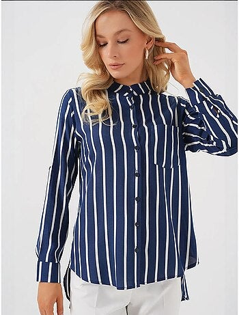Camisola de manga comprida às riscas bdart