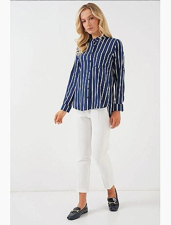 Camisola de manga comprida às riscas bdart