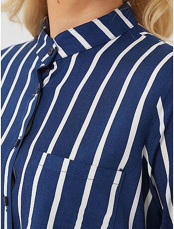 Camisola de manga comprida às riscas bdart