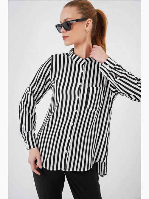 Camisola de manga comprida às riscas bdart - Kiabi Camisola de manga comprida às riscas bdart - Kiabi