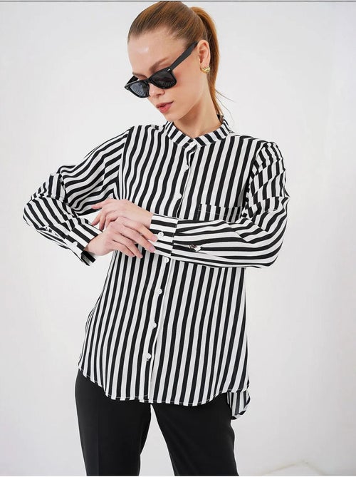 Camisola de manga comprida às riscas bdart - Kiabi Camisola de manga comprida às riscas bdart - Kiabi