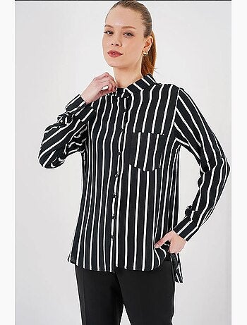 Camisola de manga comprida às riscas bdart