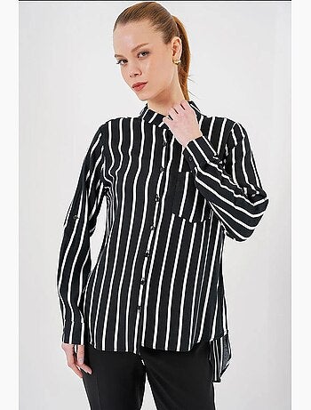 Camisola de manga comprida às riscas bdart