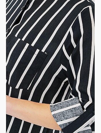 Camisola de manga comprida às riscas bdart