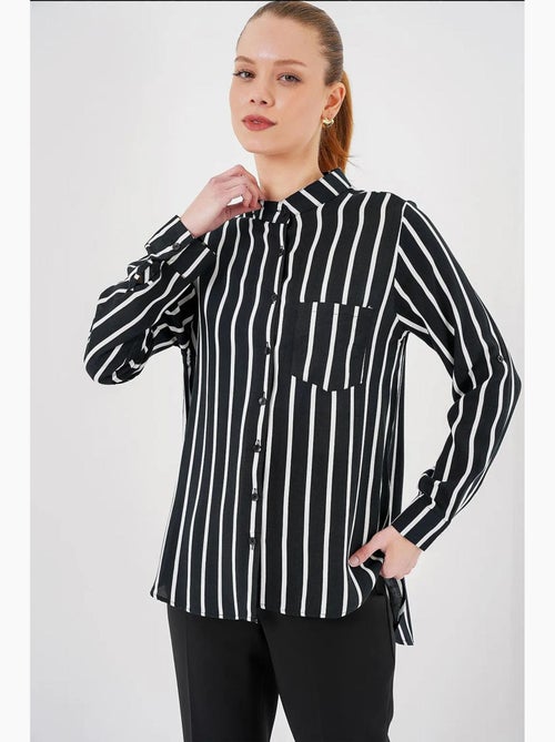 Camisola de manga comprida às riscas bdart - Kiabi Camisola de manga comprida às riscas bdart - Kiabi