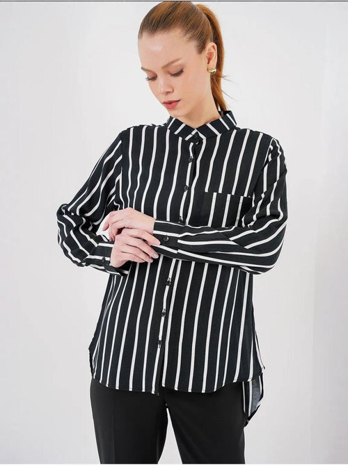 Camisola de manga comprida às riscas bdart - Kiabi Camisola de manga comprida às riscas bdart - Kiabi