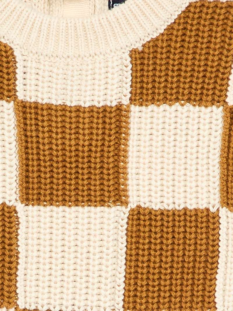 Camisola de manga comprida Beige - Kiabi