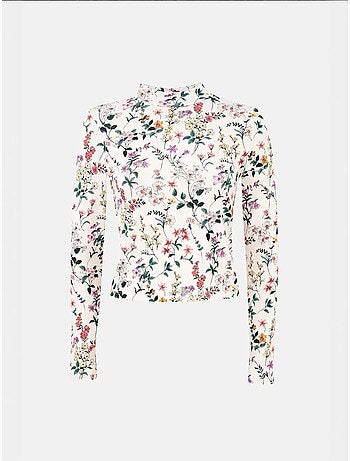 Camisola de manga comprida com estampado floral hiccup